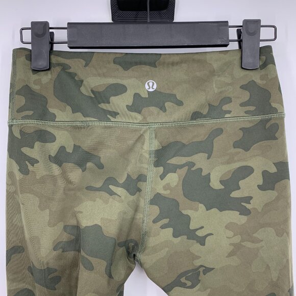 Lululemon Leggings Wunder Under Savasana Camo Capri Crop Luxtreme - Picture 6 of 10